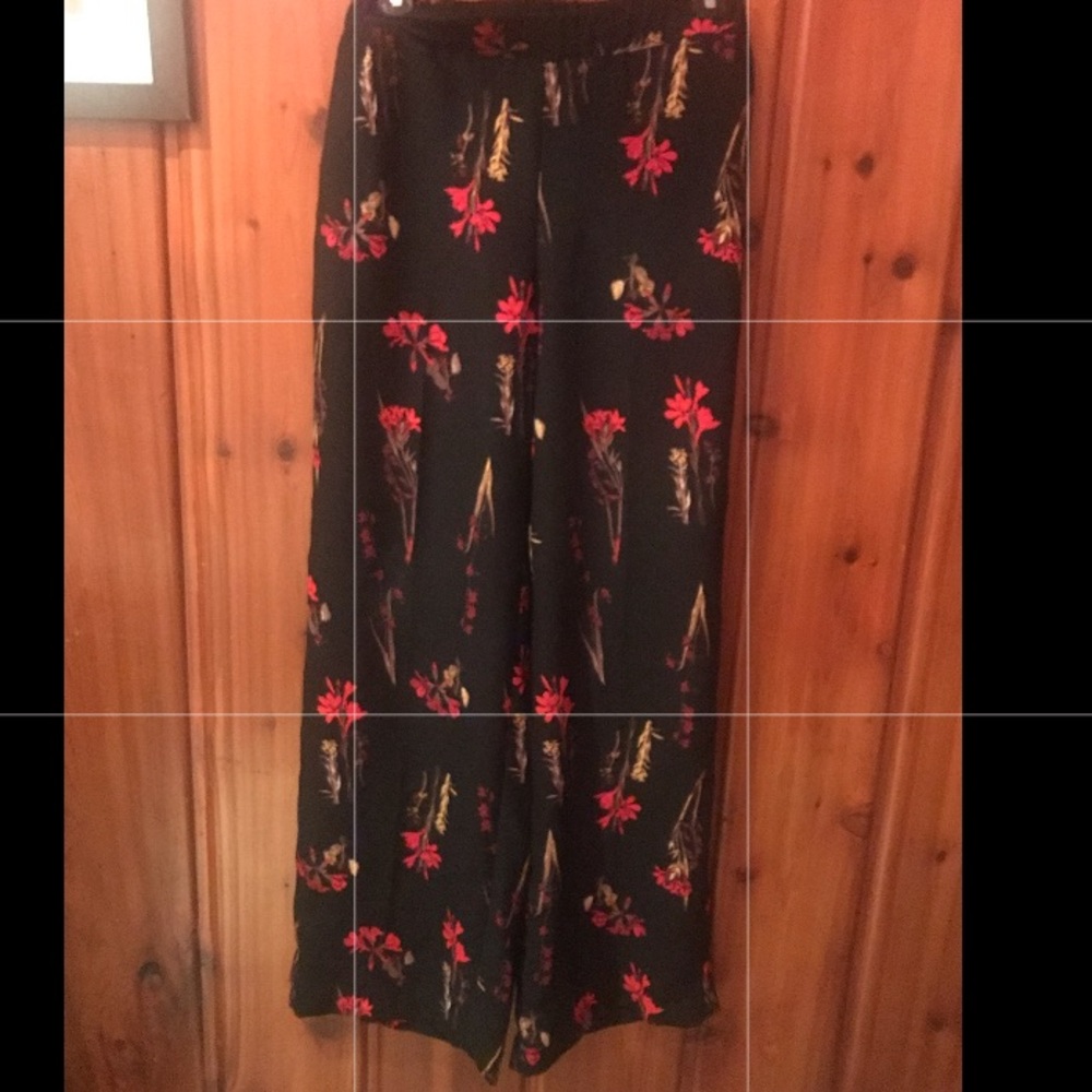 Floral dress pants